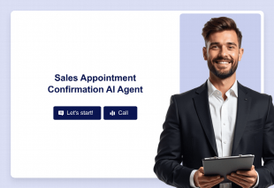 Sales Appointment Confirmation AI Agent Template Thumbnail