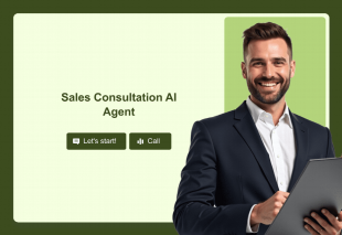 Sales Consultation AI Agent Template Thumbnail