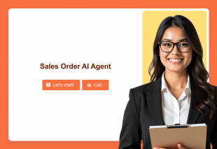 Sales Order AI Agent Template Thumbnail