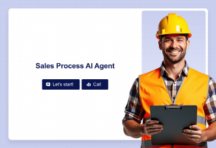 Sales Process AI Agent Template Thumbnail