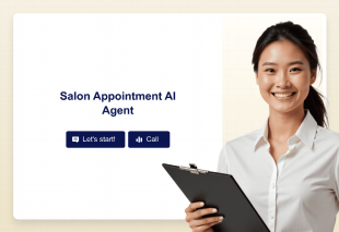 Salon Appointment AI Agent Template Thumbnail