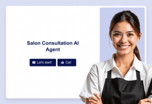 Salon Consultation AI Agent Template Thumbnail