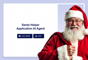 Santa Helper Application AI Agent Template Thumbnail