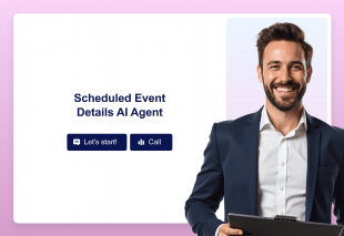 Scheduled Event Details AI Agent Template Thumbnail