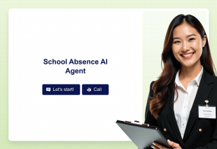 School Absence AI Agent Template Thumbnail