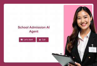 School Admission AI Agent Template Thumbnail