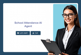 School Attendance AI Agent Template Thumbnail