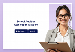 School Audition Application AI Agent Template Thumbnail