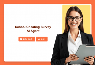 School Cheating Survey AI Agent Template Thumbnail