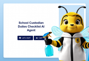 School Custodian Duties Checklist AI Agent Template Thumbnail