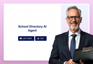 School Directory AI Agent Template Thumbnail