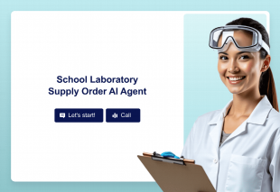 School Laboratory Supply Order AI Agent Template Thumbnail