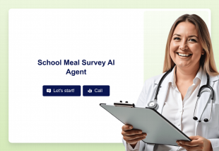 School Meal Survey AI Agent Template Thumbnail