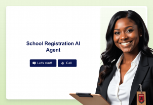 School Registration AI Agent Template Thumbnail