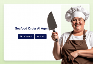 Seafood Order AI Agent Template Thumbnail