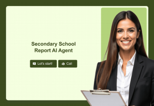 Secondary School Report AI Agent Template Thumbnail