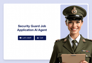 Security Guard Job Application AI Agent Template Thumbnail