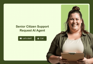Senior Citizen Support Request AI Agent Template Thumbnail