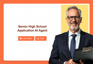 Senior High School Application AI Agent Template Thumbnail