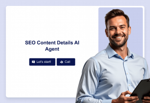 SEO Content Details AI Agent Template Thumbnail