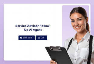 Service Advisor Follow-Up AI Agent Template Thumbnail