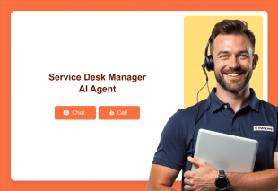 Service Desk Manager AI Agent Template Thumbnail
