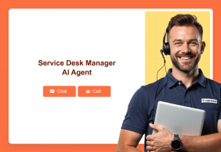 Service Desk Manager AI Agent Template Thumbnail