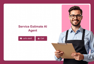 Service Estimate AI Agent Template Thumbnail