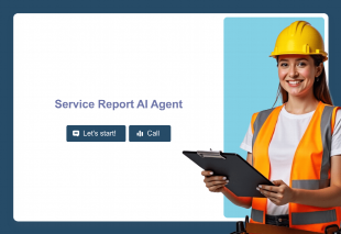 Service Report AI Agent Template Thumbnail