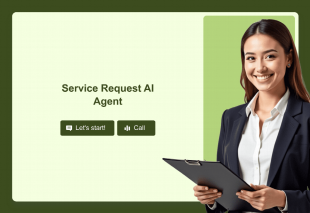 Service Request AI Agent Template Thumbnail