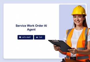Service Work Order AI Agent Template Thumbnail