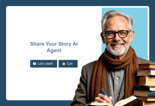 Share Your Story AI Agent Template Thumbnail