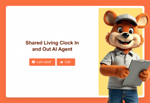 Shared Living Clock In and Out AI Agent Template Thumbnail