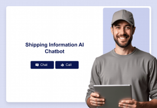 Shipping Information AI Chatbot Template Thumbnail