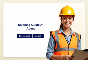 Shipping Quote AI Agent Template Thumbnail