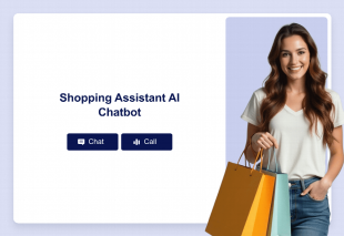 Shopping Assistant AI Chatbot Template Thumbnail