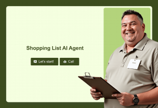 Shopping List AI Agent Template Thumbnail