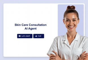 Skin Care Consultation AI Agent Template Thumbnail