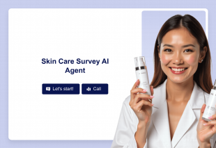 Skin Care Survey AI Agent Template Thumbnail