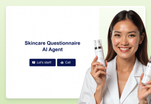Skincare Questionnaire AI Agent Template Thumbnail