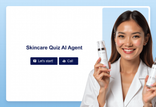Skincare Quiz AI Agent Template Thumbnail