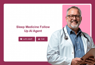 Sleep Medicine Follow Up AI Agent Template Thumbnail