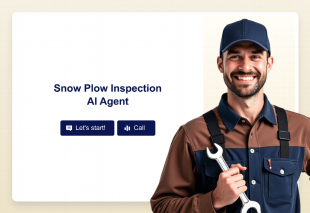 Snow Plow Inspection AI Agent Template Thumbnail