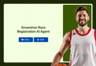 Snowshoe Race Registration AI Agent Template Thumbnail