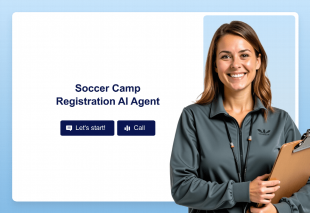 Soccer Camp Registration AI Agent Template Thumbnail