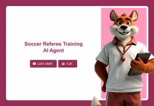 Soccer Referee Training AI Agent Template Thumbnail