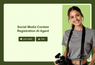 Social Media Contest Registration AI Agent Template Thumbnail