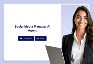 Social Media Manager AI Agent Template Thumbnail