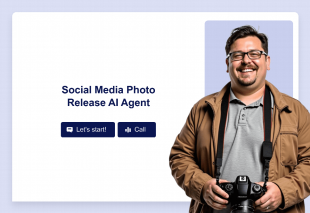 Social Media Photo Release AI Agent Template Thumbnail