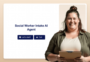 Social Worker Intake AI Agent Template Thumbnail